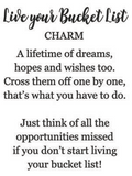 Ganz - Live Your Bucket List Charms