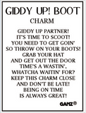 Ganz - Giddy Up Boot Charms