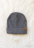 Dk. Gray Knit Beanie