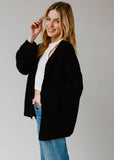 Black Ski Knit Cardigan