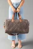 Panache - Brown Vintage Inspired Textured Duffel