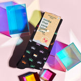 Socks that Save LGBTQ Lives | Colorful Crowns - Pride Gifts: Small