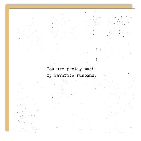 Cedar Mountain - Stationery - Little Gem Card - Favorite Husband