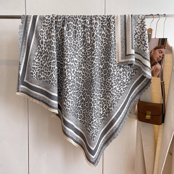 Funkyrel Fashionable Leopard Print Scarf: Assorted Colors