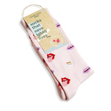 Socks that Save LGBTQ Lives | Pink Lips - Pride Gifts: Small