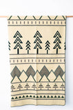 Tree Line Queen Blanket - Balsam Fir