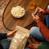 Pop the Champagne 🍾 Gourmet White Chocolate Popcorn