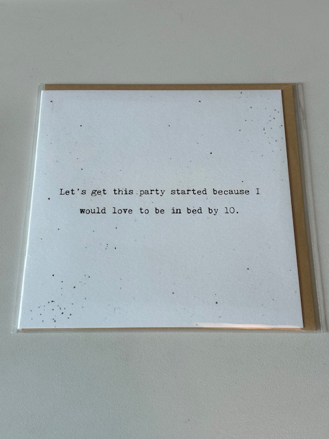 Cedar Mountain - Stationery - Little Gem Card - Let's Get This Party Started