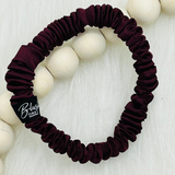 Blush Silks -Finest Grade Pure Mulberry Silk Mini Scrunchies: Mint