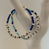 Jenny Be Free - Bracelet: Toronto Blue Jays (Various Stack Options)