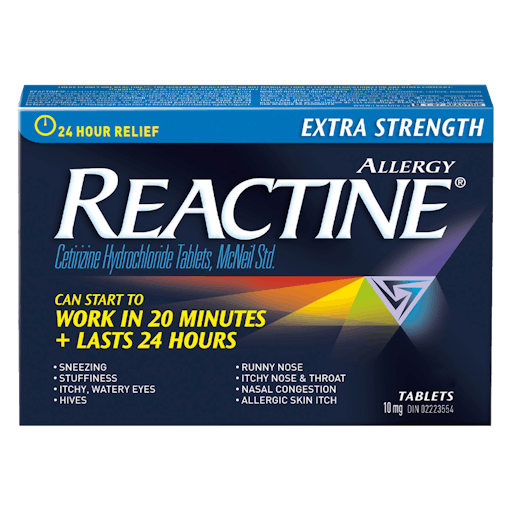 Reactine Allergy Relief 10mg - 3pk