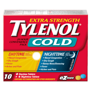 Tylenol Cold Ex Strength 6+4 Day+Night