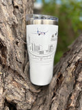 WestJet Since '96 Algonquin Tumbler - 20oz Frost White