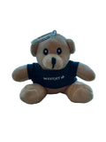 WestJet Mini Bear Keychain - Navy/Brown