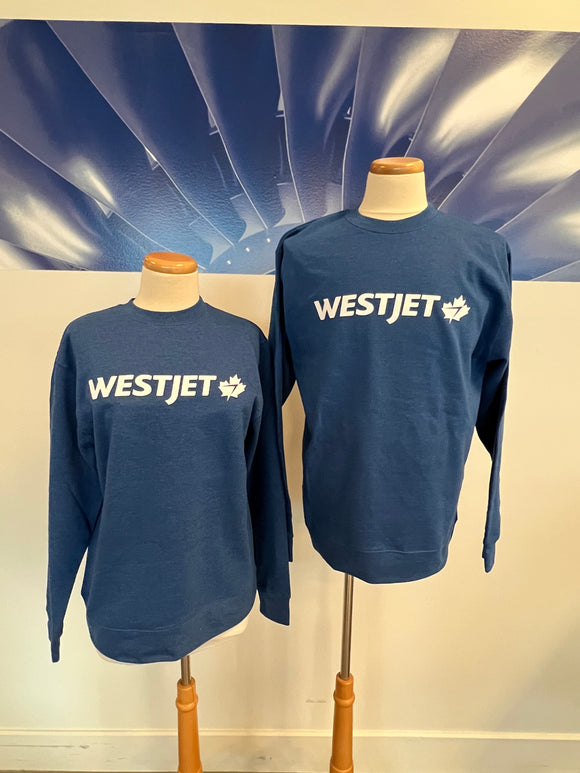 WestJet Unisex Crew Neck Sweatshirt - Royal