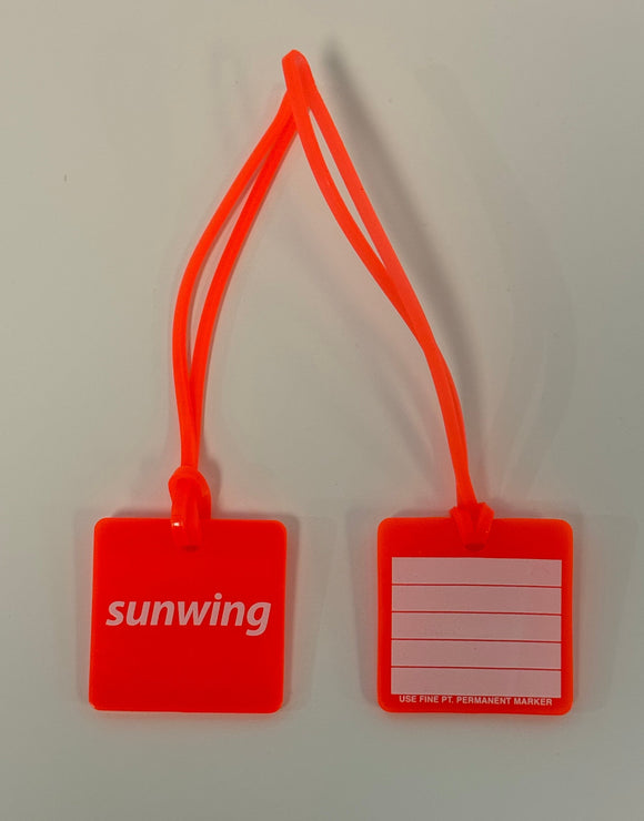 Sunwing Small Luggage Tag - Orange