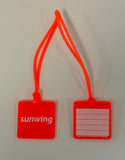 Sunwing Small Luggage Tag - Orange