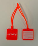 Sunwing Small Luggage Tag - Orange