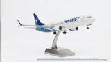 WestJet B737‑8 – 1:130 "New Blue Jays" Model Airplane "Arriving January 2027"