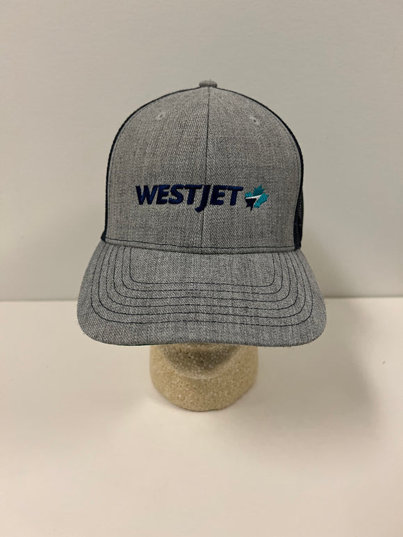 WestJet Blended Wool Acrylic Trucker Mesh Back Cap -