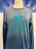 WestJet Unisex Sun-Fade Cotton L//S Tee - Lake