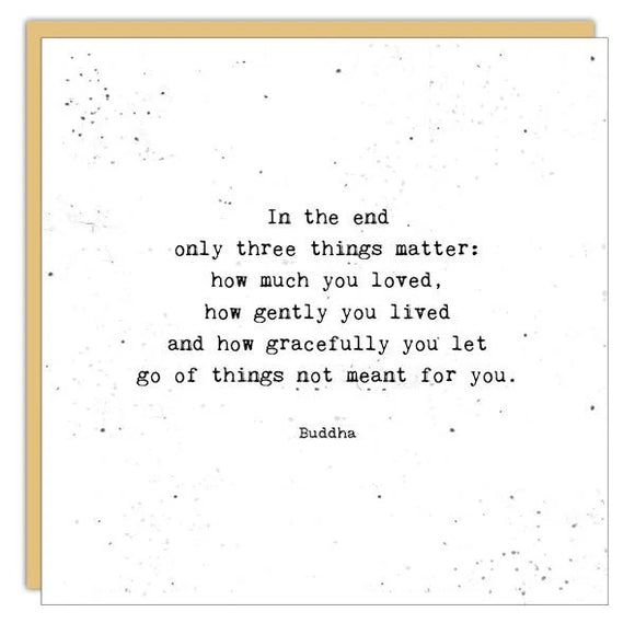 Cedar Mountain - Stationery - Little Gem Card - In the End