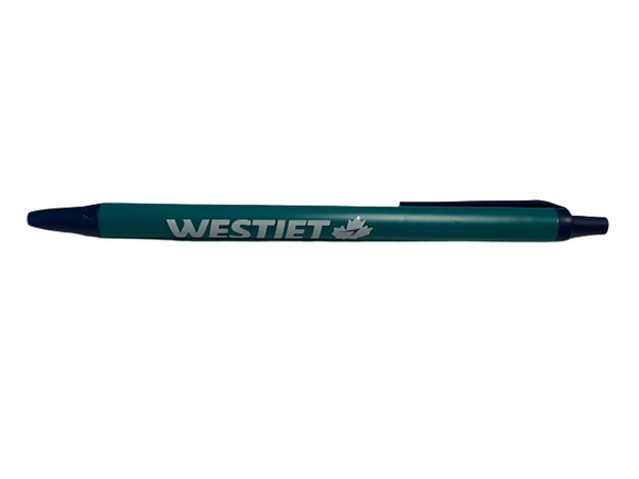 WestJet Bic Pen- Teal/Navy