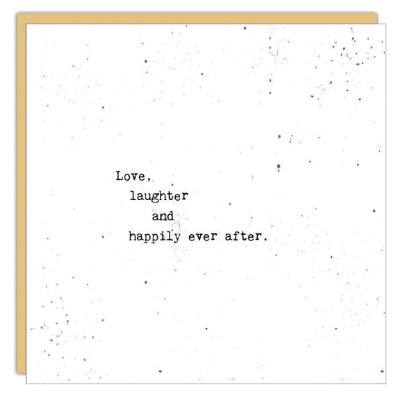 CARD - LOVE, LAUGHTER