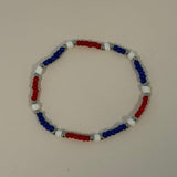 Jenny Be Free - Bracelet: Toronto Blue Jays (Various Stack Options)