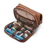 Samsonite Classic Leather Travel Kit - Cognac
