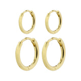 Pilgrim - Ariella Recycled Hoops Set