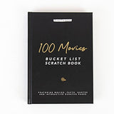 Gift Republic - 100 Movies Bucket List Scratch Book
