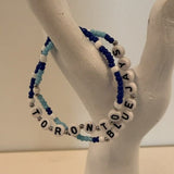 Jenny Be Free - Bracelet: Toronto Blue Jays (Various Stack Options)