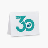 WestJet 30 Since '96 Card w/Envelope