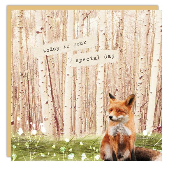 CARD -  SPECIAL DAY - FOX