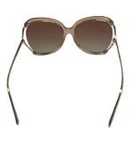 Pilgrim - Hella Sunglasses - Brown/Gold - Gold Plated
