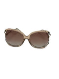 Pilgrim - Hella Sunglasses - Brown/Gold - Gold Plated