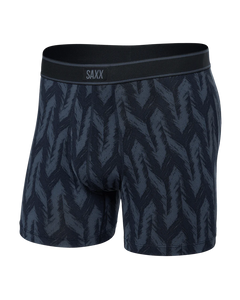 SAXX Daytripper Comfort Stretch Boxer Brief 5" - Ikat Chevron Deep Navy