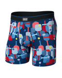 SAXX - Daytripper Comfort Stretch Boxer Brief 6" - Pickle Paddle-Navy Dawn