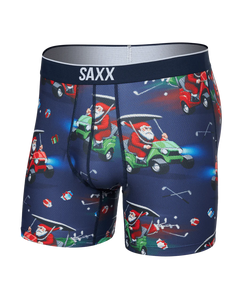 SAXX Volt Breathable Mesh Breathable Mesh Boxer Brief 5" - Open Sleigh Navy