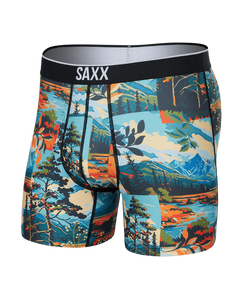 SAXX Volt Breathable Mesh Breathable Mesh Boxer Brief 5" Painted Landscape