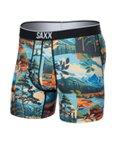 SAXX Volt Breathable Mesh Breathable Mesh Boxer Brief 5" Painted Landscape