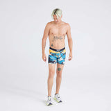 SAXX Volt Breathable Mesh Breathable Mesh Boxer Brief 5" - Shark Street Blue