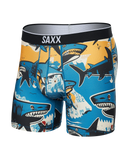 SAXX Volt Breathable Mesh Breathable Mesh Boxer Brief 5" - Shark Street Blue