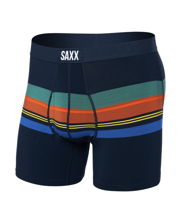 SAXX Ultra Boxer Brief - League Stripe Navy