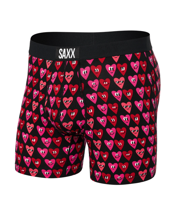 SAXX Ultra Boxer Brief - Let's Get It On - Black