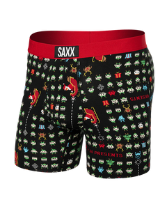 SAXX Ultra Super Soft Comfort Blend Boxer Brief 5"- Sleigh Invaders