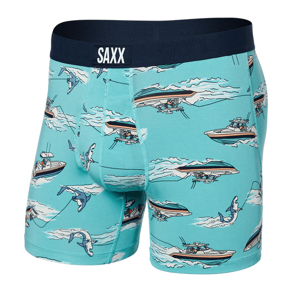 SAXX Ultra Super Soft Boxer Brief / Sharkski- Turquoise