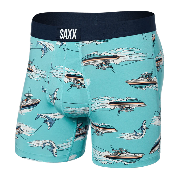 SAXX Ultra Boxer Brief / Sharkski- Turquoise