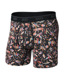 SAXX - Quest Quick-Dry Mesh Performance Boxer Brief 6" - Adobe Zoo-Black